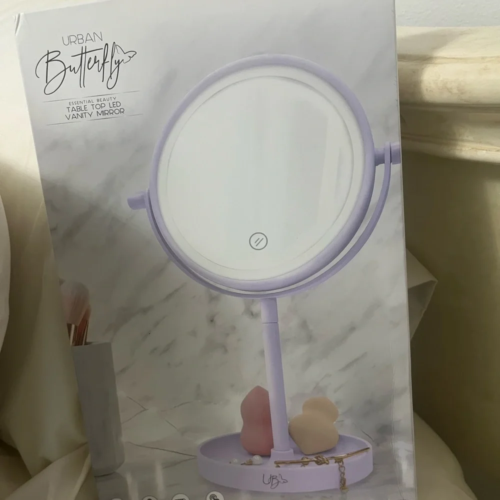 Purple Vanity Mirror